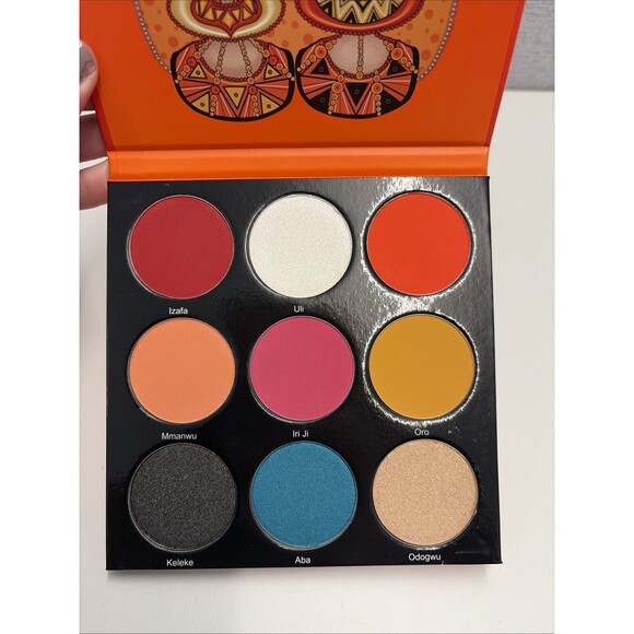 THE FESTIVAL By JUVIA'S Eyeshadow Palette 9 Highly Pigmented Bright Bold Shades - Picture 3 of 4